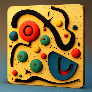 3D model Joan Miro (STL)
